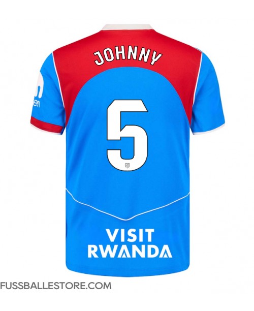 Günstige Atletico Madrid Johnny Cardoso #5 3rd trikot 2025-26 Kurzarm Günstige Atletico Madrid Johnny Cardoso #5 3rd trikot 2025-26 Kurzarm